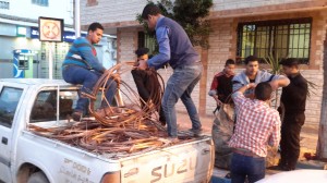 ضبط كابلات نحاسيه بمطروح