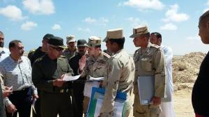 رئيس الهيئة الهندسية يتفقد الضبعة الجديدة
